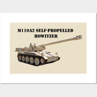 M110A2 Self-propelled 8-inch Howitzer Posters and Art